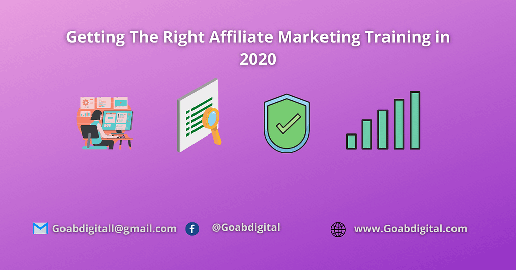 The right affiliate marketing